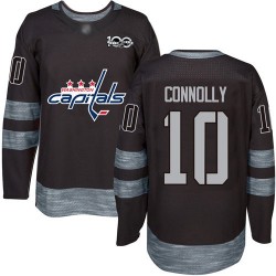 Authentic Men's Brett Connolly Black Jersey - #10 Hockey Washington Capitals 1917-2017 100th Anniversary