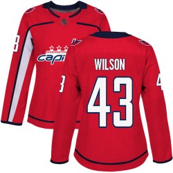 Authentic Women's Tom Wilson Red Home Jersey - #43 Hockey Washington Capitals