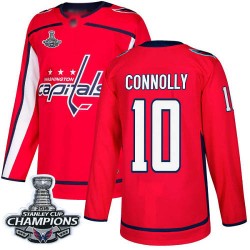 Authentic Youth Brett Connolly Red Home Jersey - #10 Hockey Washington Capitals 2018 Stanley Cup Final Champions