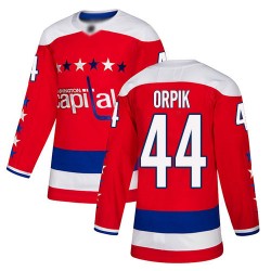 Authentic Men's Brooks Orpik Red Alternate Jersey - #44 Hockey Washington Capitals