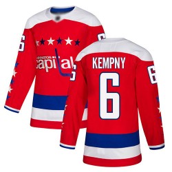 Authentic Youth Michal Kempny Red Alternate Jersey - #6 Hockey Washington Capitals