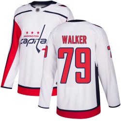 Authentic Youth Nathan Walker White Away Jersey - #79 Hockey Washington Capitals