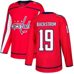 Authentic Youth Nicklas Backstrom Red Home Jersey - #19 Hockey Washington Capitals