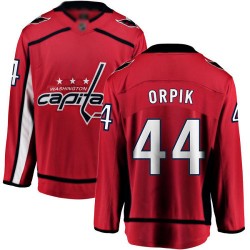 Breakaway Fanatics Branded Men's Brooks Orpik Red Home Jersey - #44 Hockey Washington Capitals