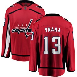 Breakaway Fanatics Branded Men's Jakub Vrana Red Home Jersey - #13 Hockey Washington Capitals