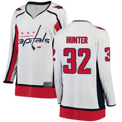 Breakaway Fanatics Branded Women's Dale Hunter White Away Jersey - #32 Hockey Washington Capitals