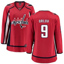 Breakaway Fanatics Branded Women's Dmitry Orlov Red Home Jersey - #9 Hockey Washington Capitals