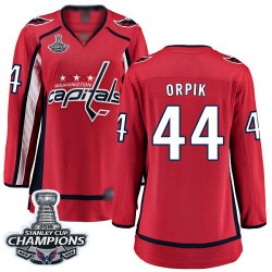 Breakaway Fanatics Branded Women's Brooks Orpik Red Home Jersey - #44 Hockey Washington Capitals 2018 Stanley Cup Final Champion
