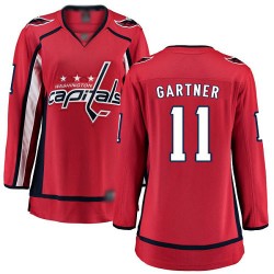 Breakaway Fanatics Branded Women's Mike Gartner Red Home Jersey - #11 Hockey Washington Capitals