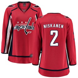 Breakaway Fanatics Branded Women's Matt Niskanen Red Home Jersey - #2 Hockey Washington Capitals