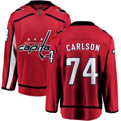 Breakaway Fanatics Branded Youth John Carlson Red Home Jersey - #74 Hockey Washington Capitals