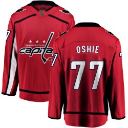 Breakaway Fanatics Branded Youth T.J. Oshie Red Home Jersey - #77 Hockey Washington Capitals