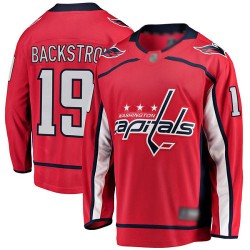 Breakaway Fanatics Branded Youth Nicklas Backstrom Red Home Jersey - #19 Hockey Washington Capitals