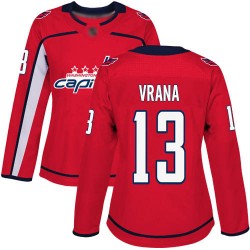 Premier Women's Jakub Vrana Red Home Jersey - #13 Hockey Washington Capitals