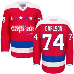 Premier Women's John Carlson Red Alternate Jersey - #74 Hockey Washington Capitals