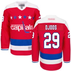 Premier Women's Christian Djoos Red Alternate Jersey - #29 Hockey Washington Capitals