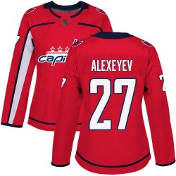 Premier Women's Alexander Alexeyev Red Home Jersey - #27 Hockey Washington Capitals
