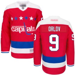 Premier Women's Dmitry Orlov Red Alternate Jersey - #9 Hockey Washington Capitals