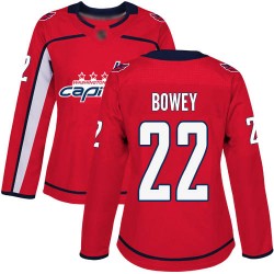 Premier Women's Madison Bowey Red Home Jersey - #22 Hockey Washington Capitals