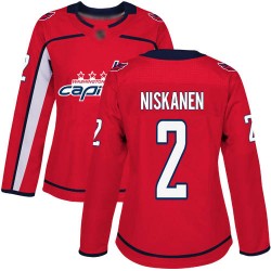 Premier Women's Matt Niskanen Red Home Jersey - #2 Hockey Washington Capitals