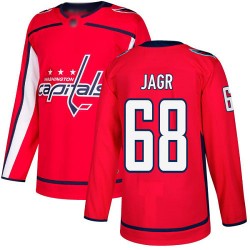 Premier Youth Jaromir Jagr Red Home Jersey - #68 Hockey Washington Capitals
