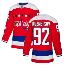 Authentic Men's Evgeny Kuznetsov Red Alternate Jersey - #92 Hockey Washington Capitals