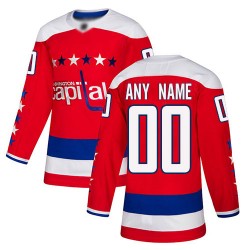 Authentic Youth Red Alternate Jersey - Hockey Customized Washington Capitals