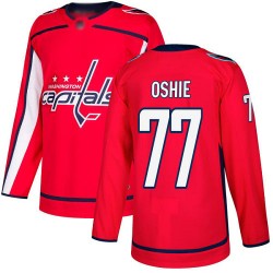 Authentic Men's T.J. Oshie Red Home Jersey - #77 Hockey Washington Capitals