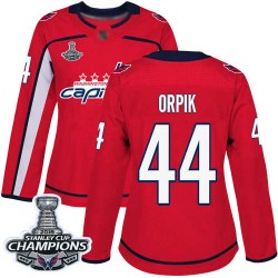 Authentic Women's Brooks Orpik Red Home Jersey - #44 Hockey Washington Capitals 2018 Stanley Cup Final Champions