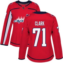 Authentic Women's Kody Clark Red Home Jersey - #71 Hockey Washington Capitals
