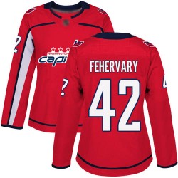 Authentic Women's Martin Fehervary White/Pink Jersey - #42 Hockey  Washington Capitals Fashion Size Small