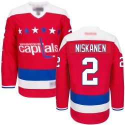 Authentic Women's Matt Niskanen Red Alternate Jersey - #2 Hockey Washington Capitals